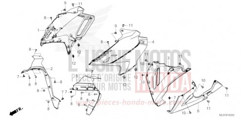 MITTLERER WINDLAUF CBR500RAR de 2024